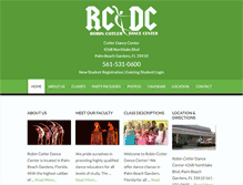 Tablet Screenshot of cotlerdancecenter.com